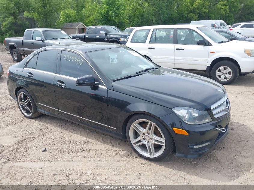 2013 MERCEDES-BENZ C 300 LUXURY 4MATIC/SPORT 4MATIC