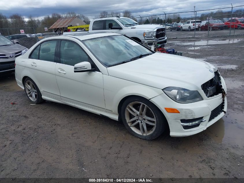 2012 MERCEDES-BENZ C 300 LUXURY 4MATIC/SPORT 4MATIC