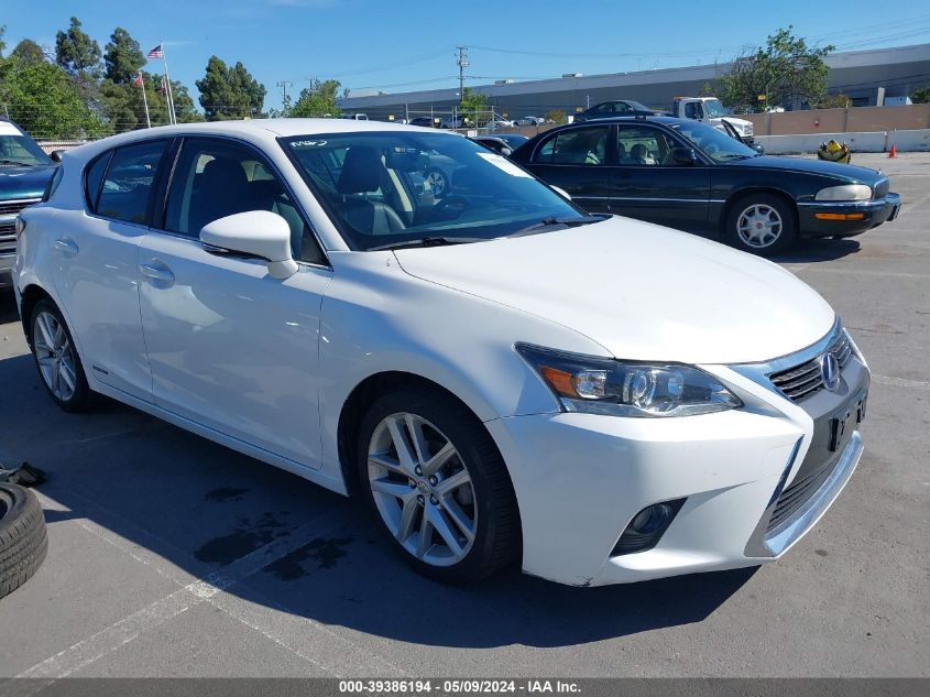 2016 LEXUS CT 200H