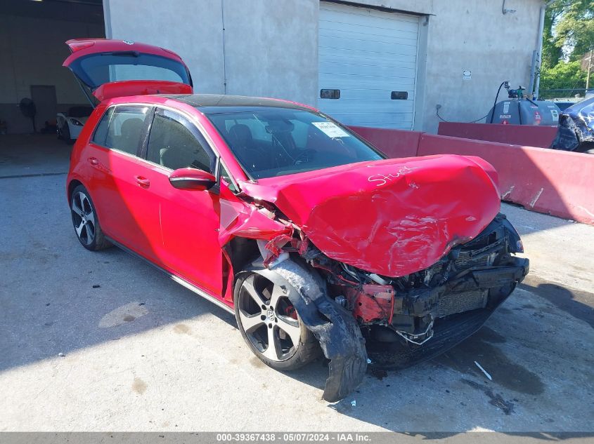 2015 VOLKSWAGEN GOLF GTI 2.0T AUTOBAHN 4-DOOR