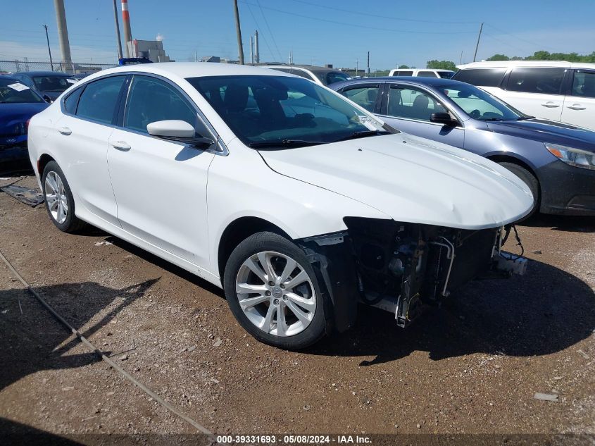 2016 CHRYSLER 200 LIMITED PLATINUM