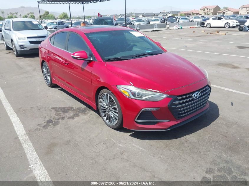 2018 HYUNDAI ELANTRA SPORT