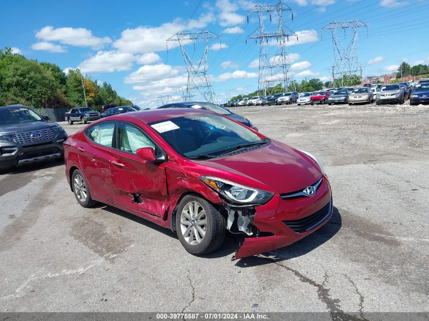 2016 HYUNDAI ELANTRA SE