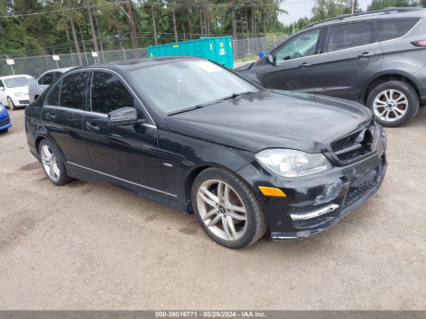 2012 MERCEDES-BENZ C 250 LUXURY/SPORT