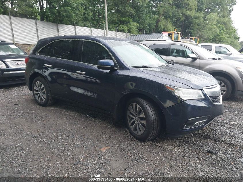 2014 ACURA MDX TECHNOLOGY PACKAGE