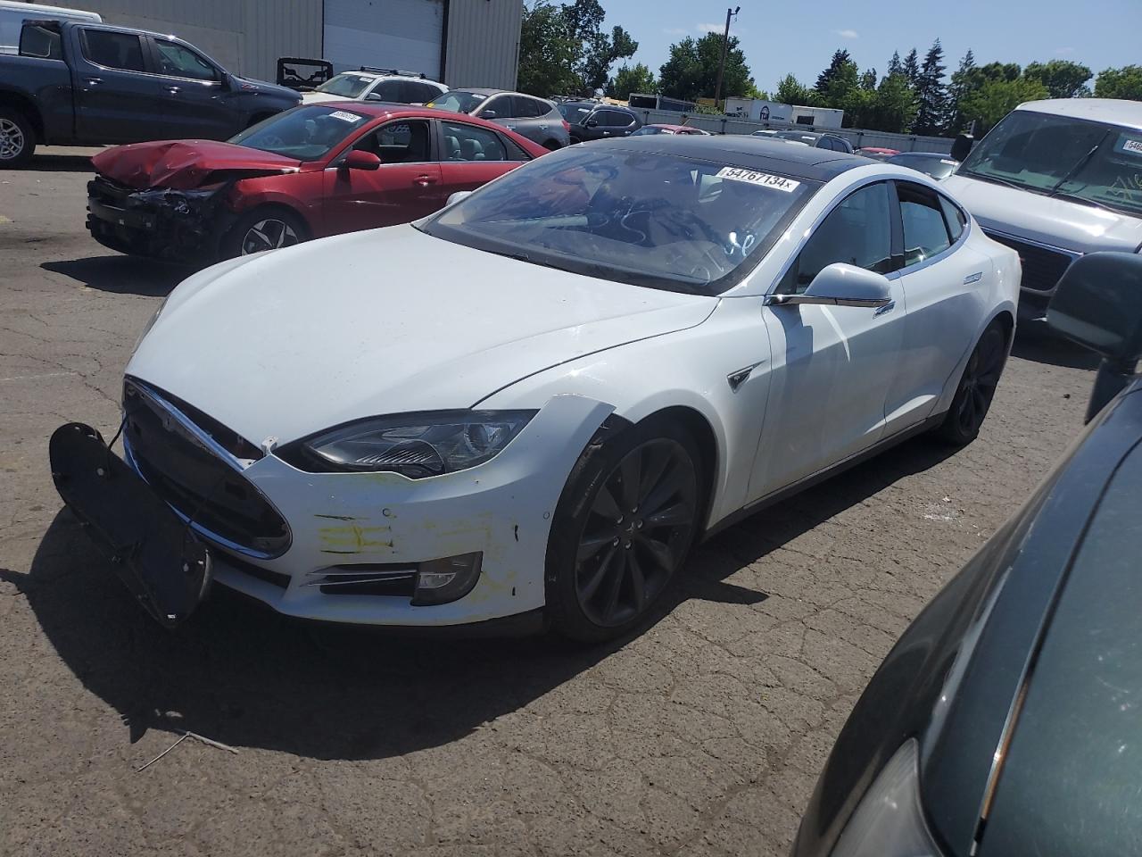 2015 TESLA MODEL S 70D