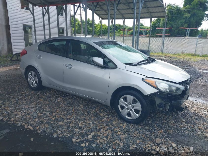 2016 KIA FORTE LX