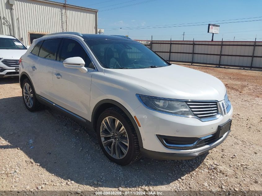 2016 LINCOLN MKX RESERVE