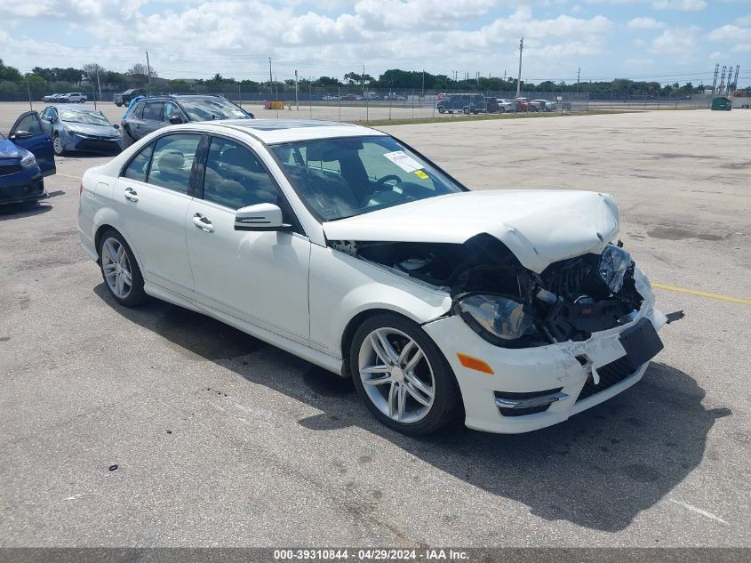 2012 MERCEDES-BENZ C 300 LUXURY 4MATIC/SPORT 4MATIC