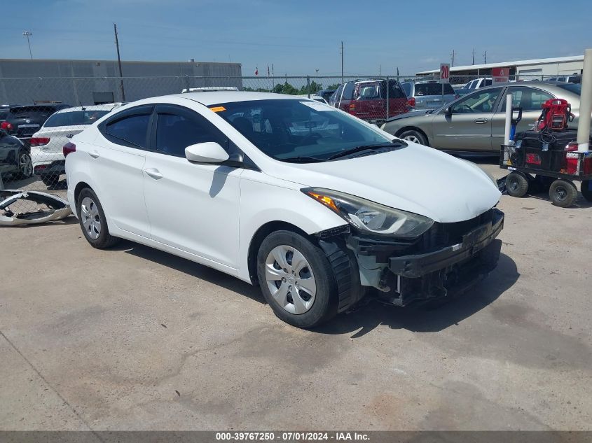 2016 HYUNDAI ELANTRA SE