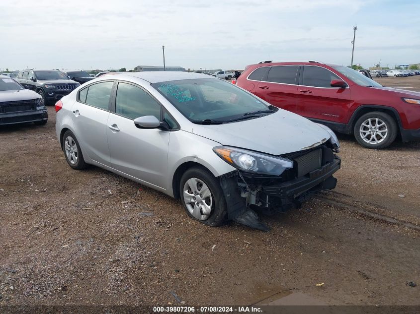 2016 KIA FORTE LX