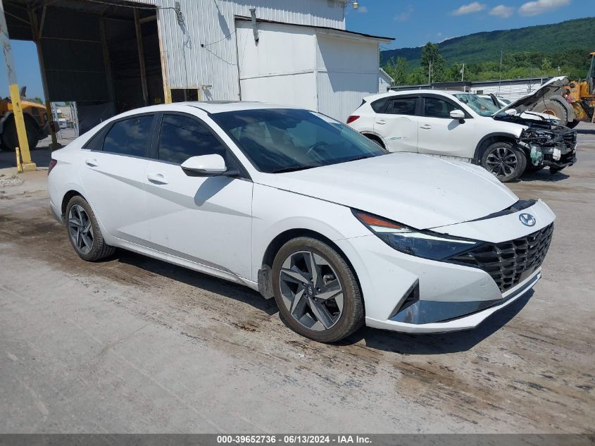 2022 HYUNDAI ELANTRA HYBRID LIMITED