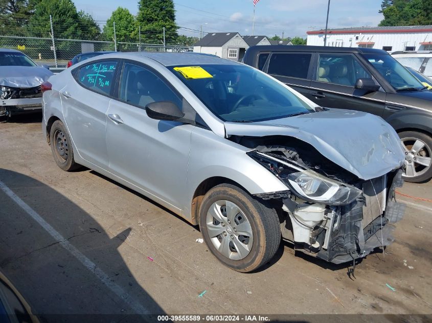 2016 HYUNDAI ELANTRA SE