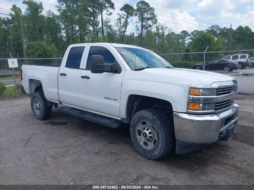 2016 CHEVROLET SILVERADO 2500HD WT