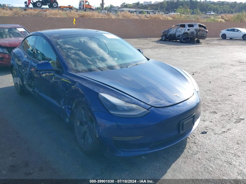 2021 TESLA MODEL 3 STANDARD RANGE PLUS REAR-WHEEL DRIVE