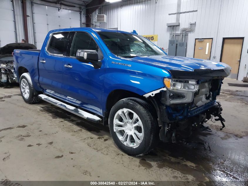 2022 CHEVROLET SILVERADO 1500 4WD  SHORT BED LTZ