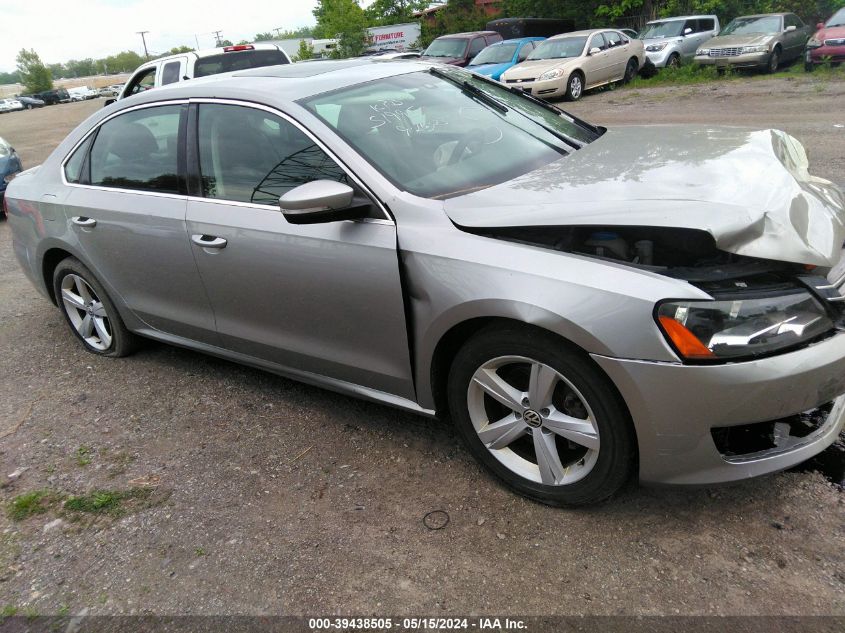 2013 VOLKSWAGEN PASSAT 2.5L SE