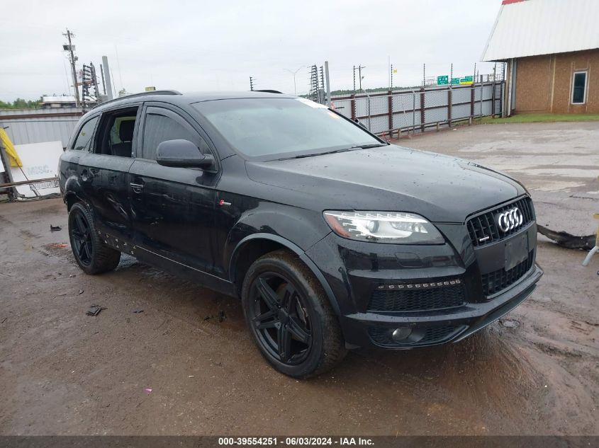 2013 AUDI Q7 3.0T S LINE PRESTIGE