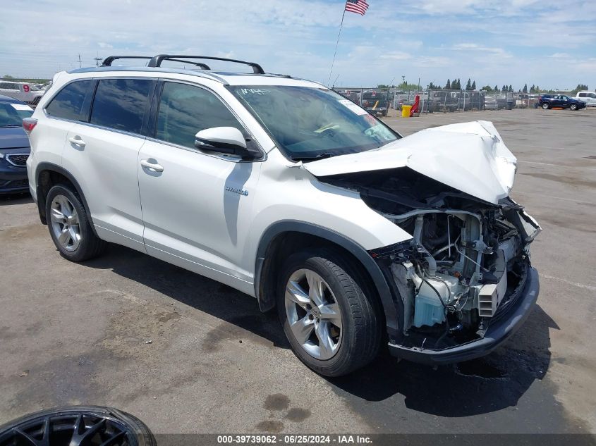 2015 TOYOTA HIGHLANDER HYBRID LIMITED PLATINUM V6