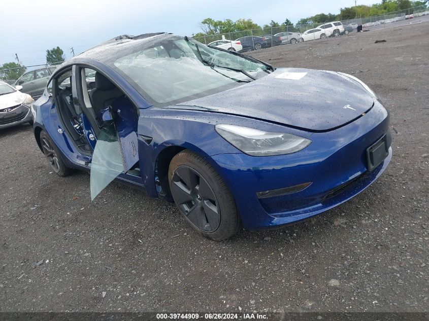 2023 TESLA MODEL 3 REAR-WHEEL DRIVE