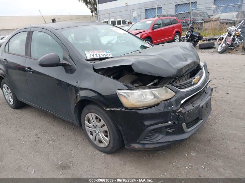 2017 CHEVROLET SONIC LS AUTO