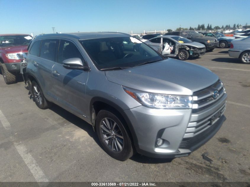 2017 TOYOTA HIGHLANDER HYBRID XLE