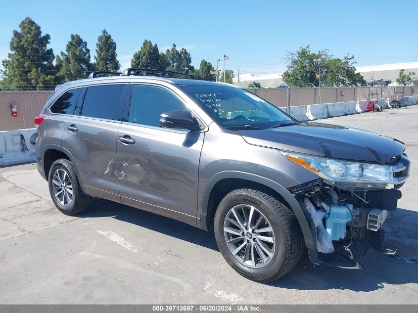 2018 TOYOTA HIGHLANDER XLE