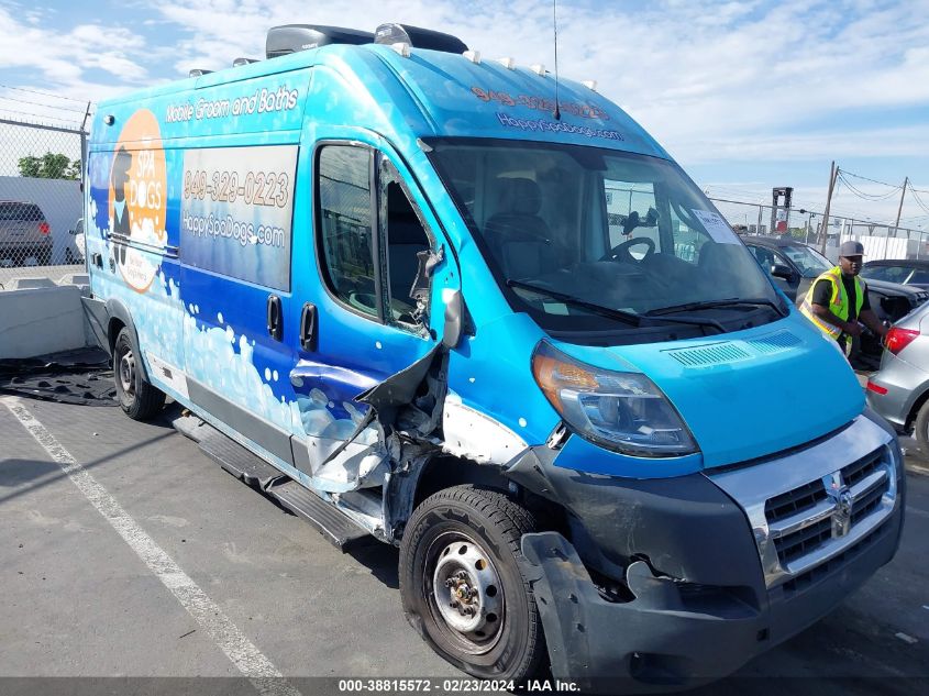 2018 RAM PROMASTER 2500 HIGH ROOF 159 WB