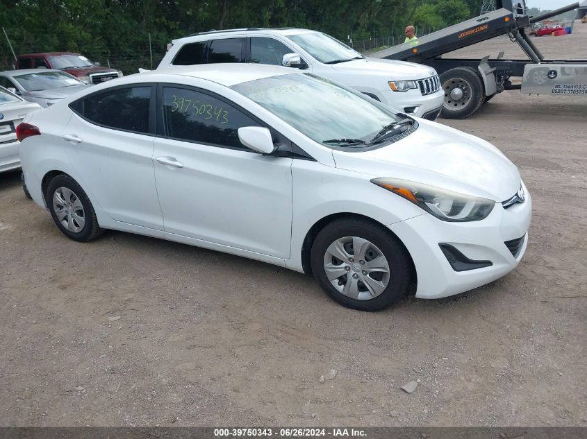 2016 HYUNDAI ELANTRA SE