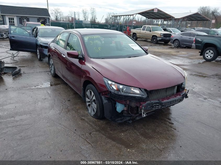 2013 HONDA ACCORD LX