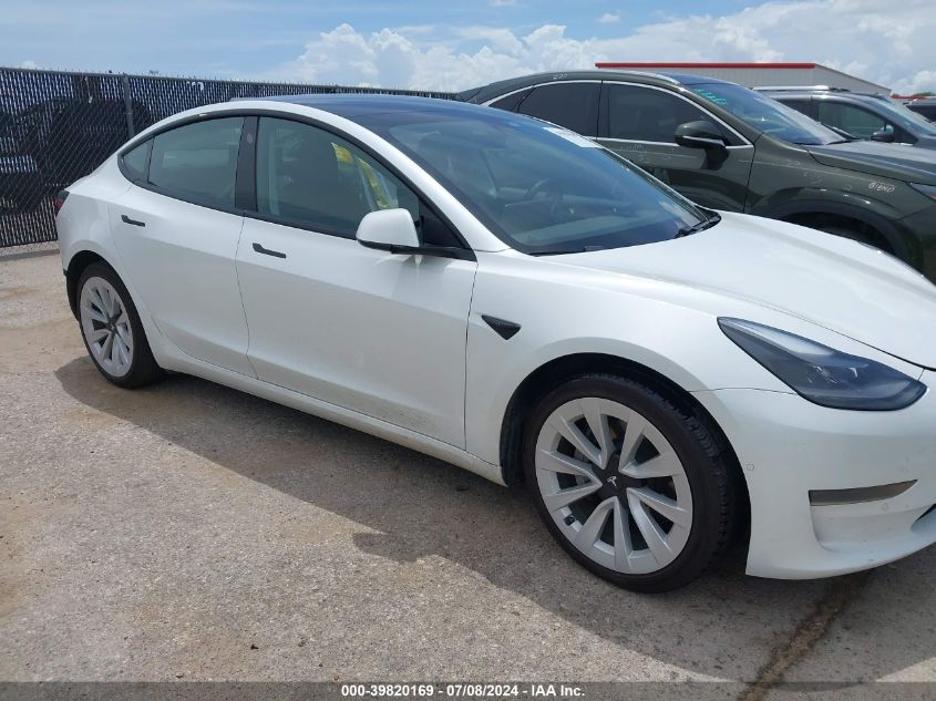 2021 TESLA MODEL 3 STANDARD RANGE PLUS REAR-WHEEL DRIVE