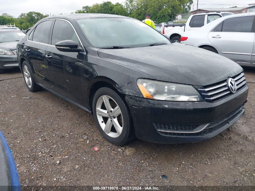 2012 VOLKSWAGEN PASSAT 2.5L SE