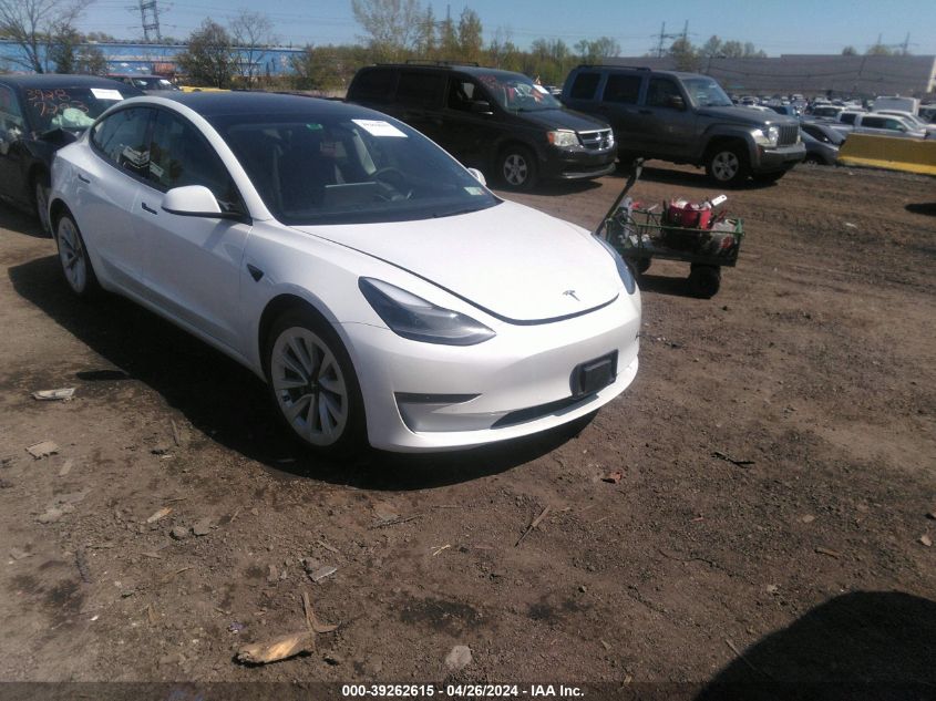 2022 TESLA MODEL 3 LONG RANGE DUAL MOTOR ALL-WHEEL DRIVE