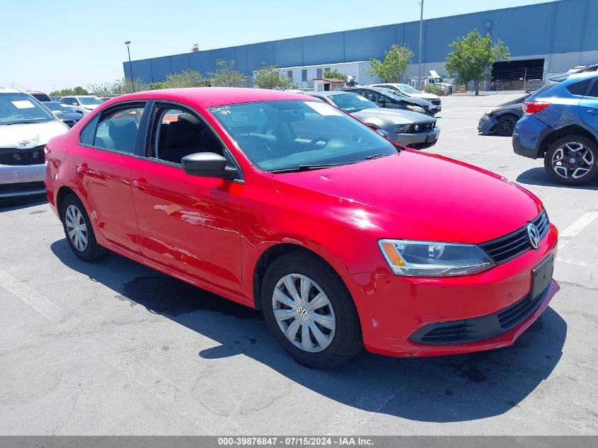 2013 VOLKSWAGEN JETTA 2.0L S