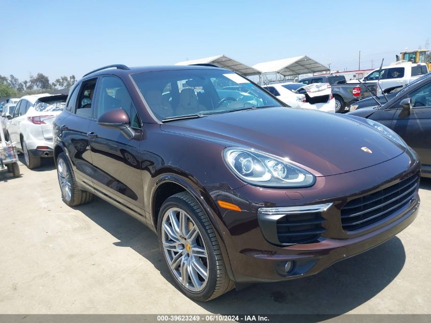 2018 PORSCHE CAYENNE PLATINUM EDITION