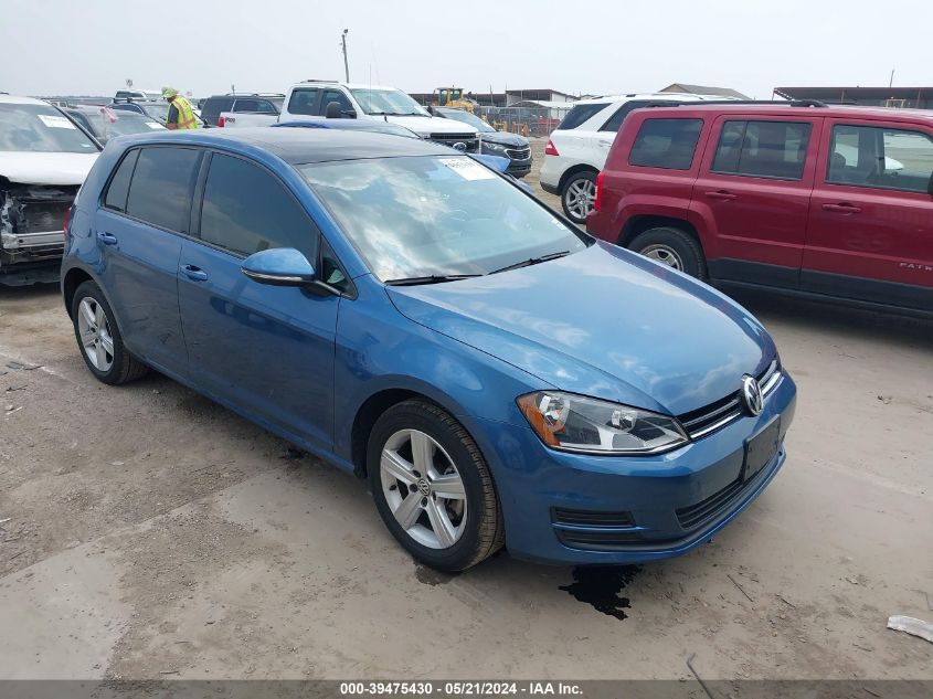 2017 VOLKSWAGEN GOLF TSI S 4-DOOR/TSI SE 4-DOOR/TSI SEL 4-DOOR/TSI WOLFSBURG EDITION 4-DOOR