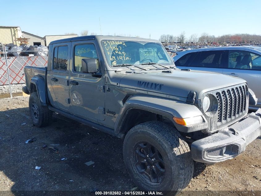 2021 JEEP GLADIATOR WILLYS SPORT 4X4