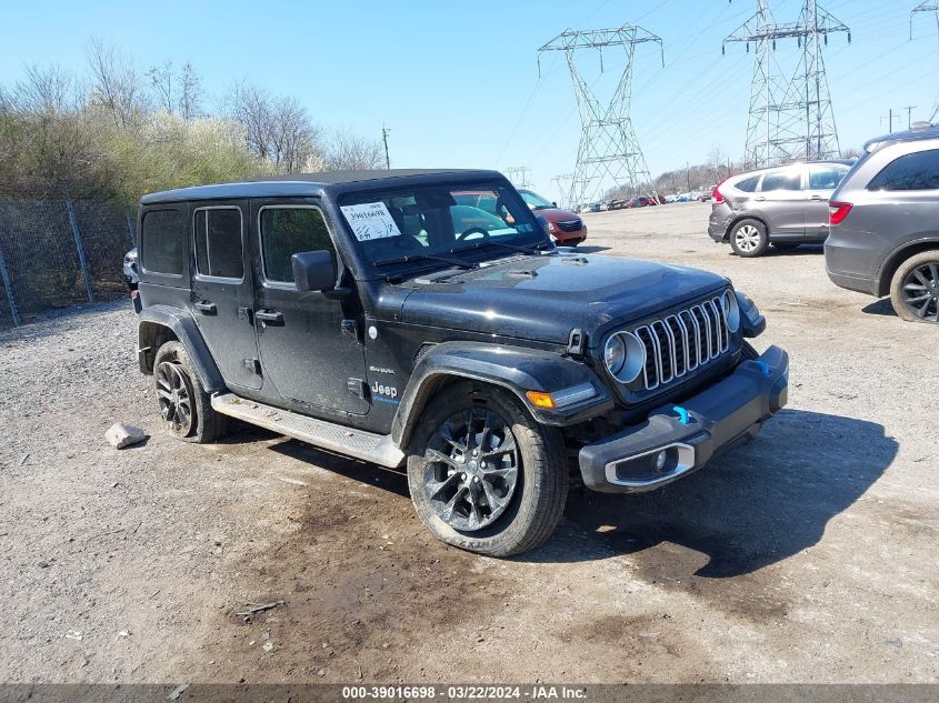 2024 JEEP WRANGLER 4XE SAHARA 4X4