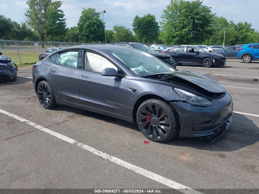 2023 TESLA MODEL 3 PERFORMANCE DUAL MOTOR ALL-WHEEL DRIVE