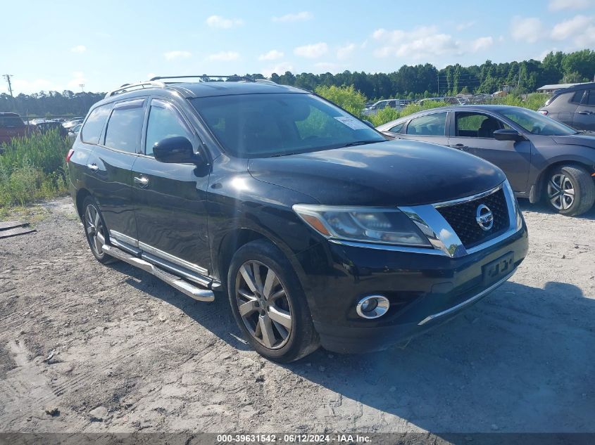 2013 NISSAN PATHFINDER PLATINUM