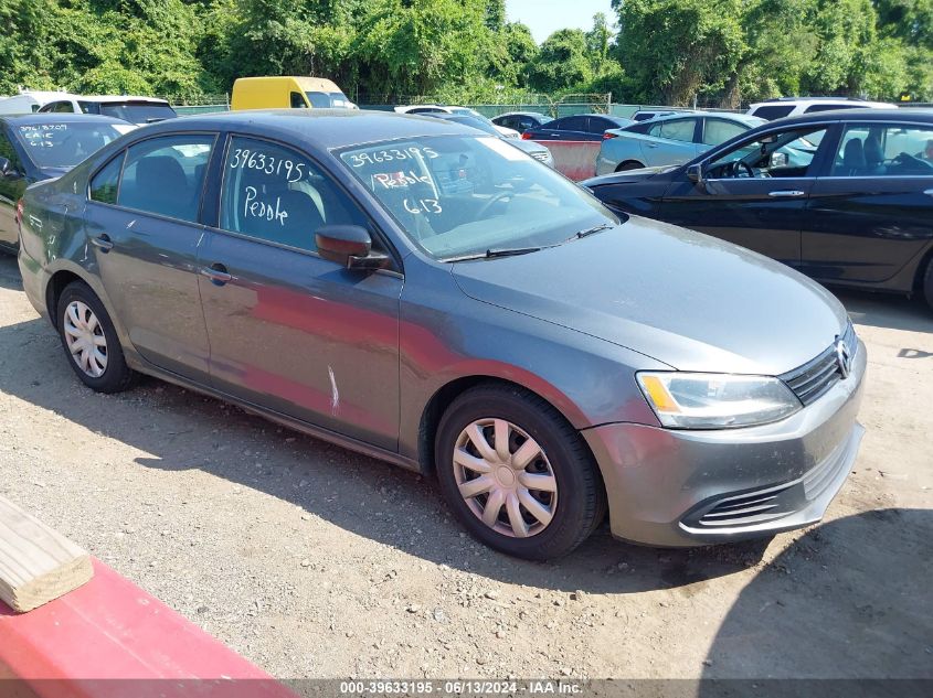 2012 VOLKSWAGEN JETTA 2.0L S