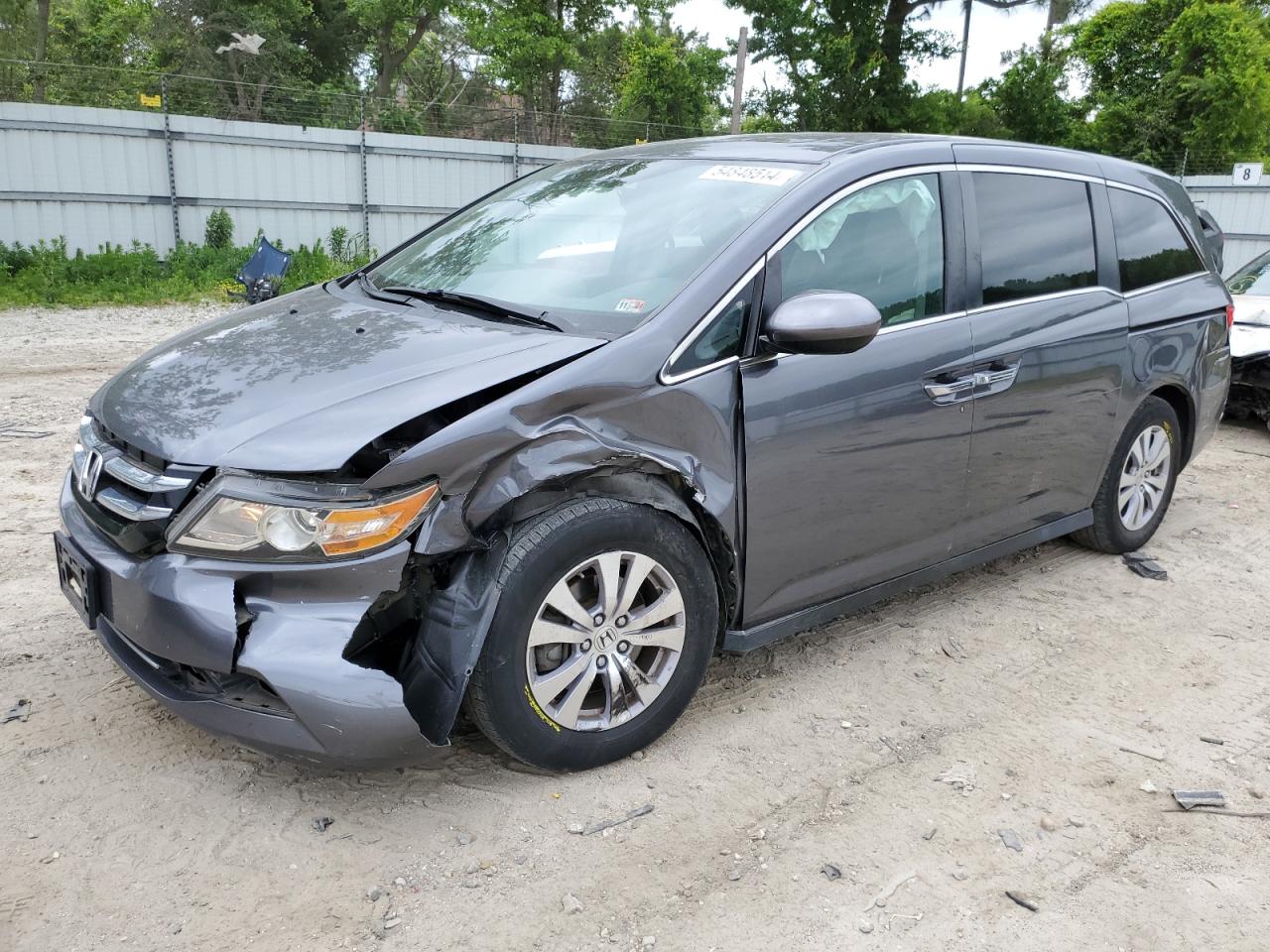 2017 HONDA ODYSSEY EXL