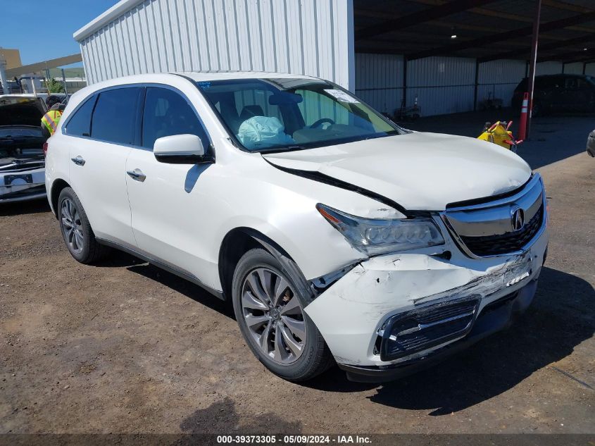 2014 ACURA MDX TECHNOLOGY PACKAGE