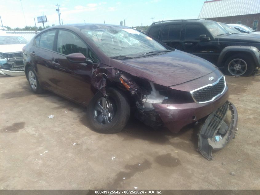 2018 KIA FORTE LX