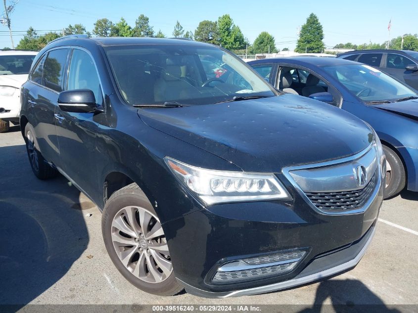 2015 ACURA MDX TECHNOLOGY PACKAGE