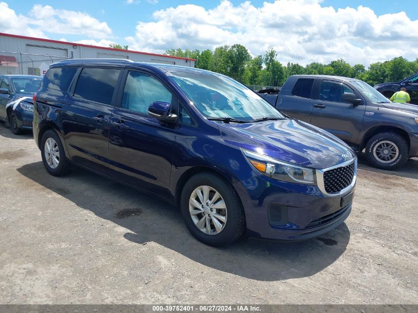 2018 KIA SEDONA LX