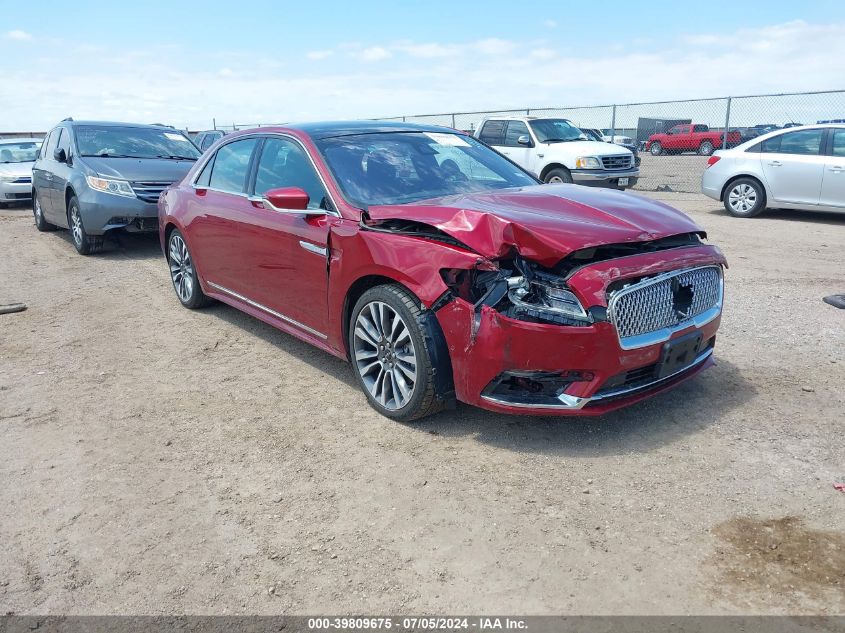 2019 LINCOLN CONTINENTAL RESERVE