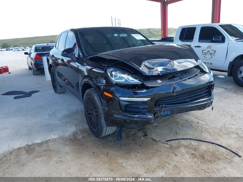 2017 PORSCHE CAYENNE PLATINUM EDITION