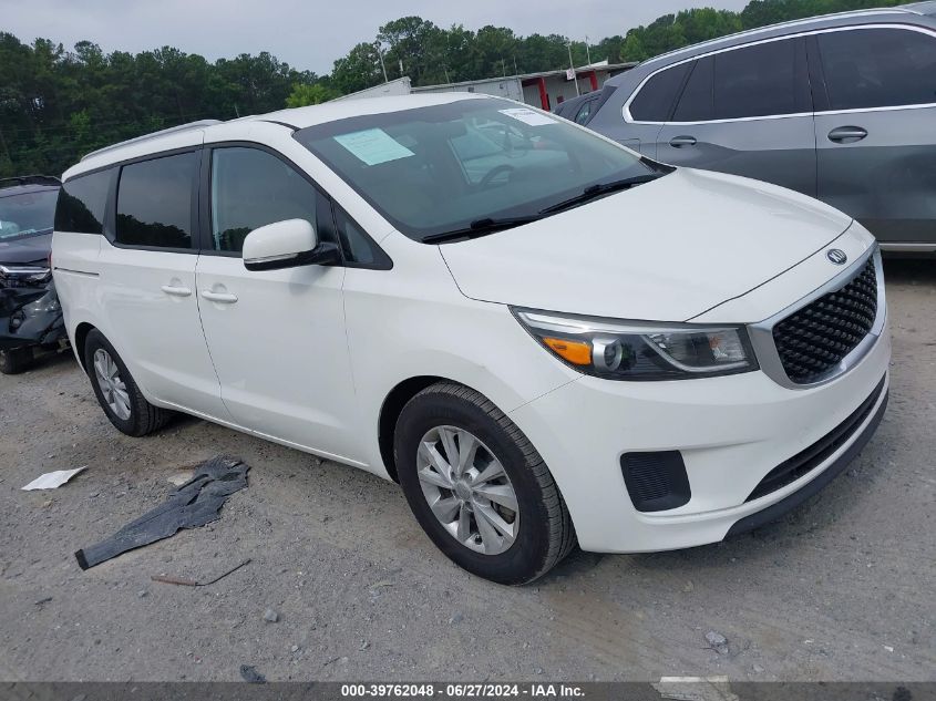 2016 KIA SEDONA LX