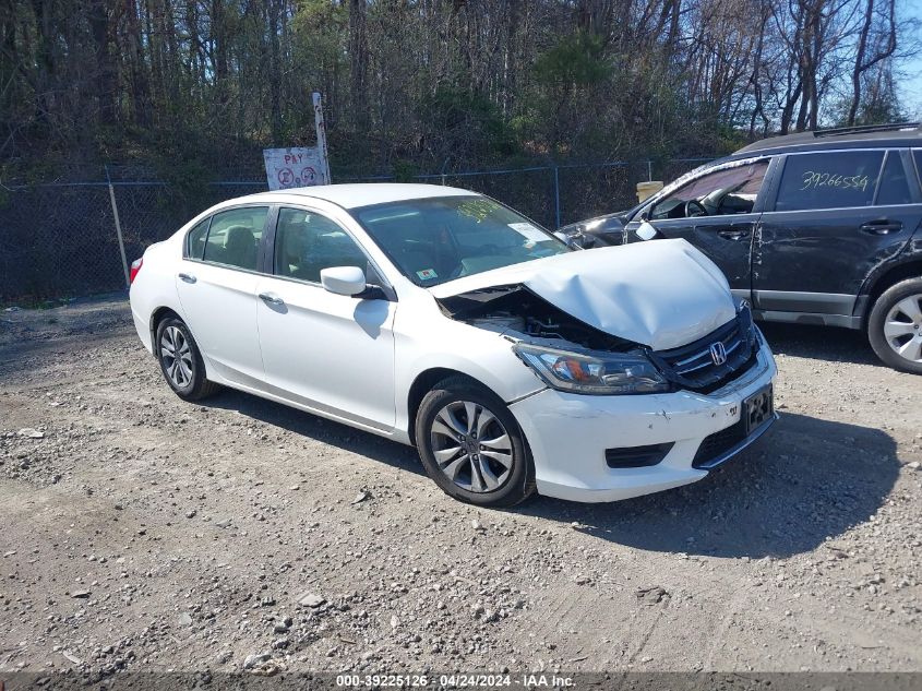 2014 HONDA ACCORD LX